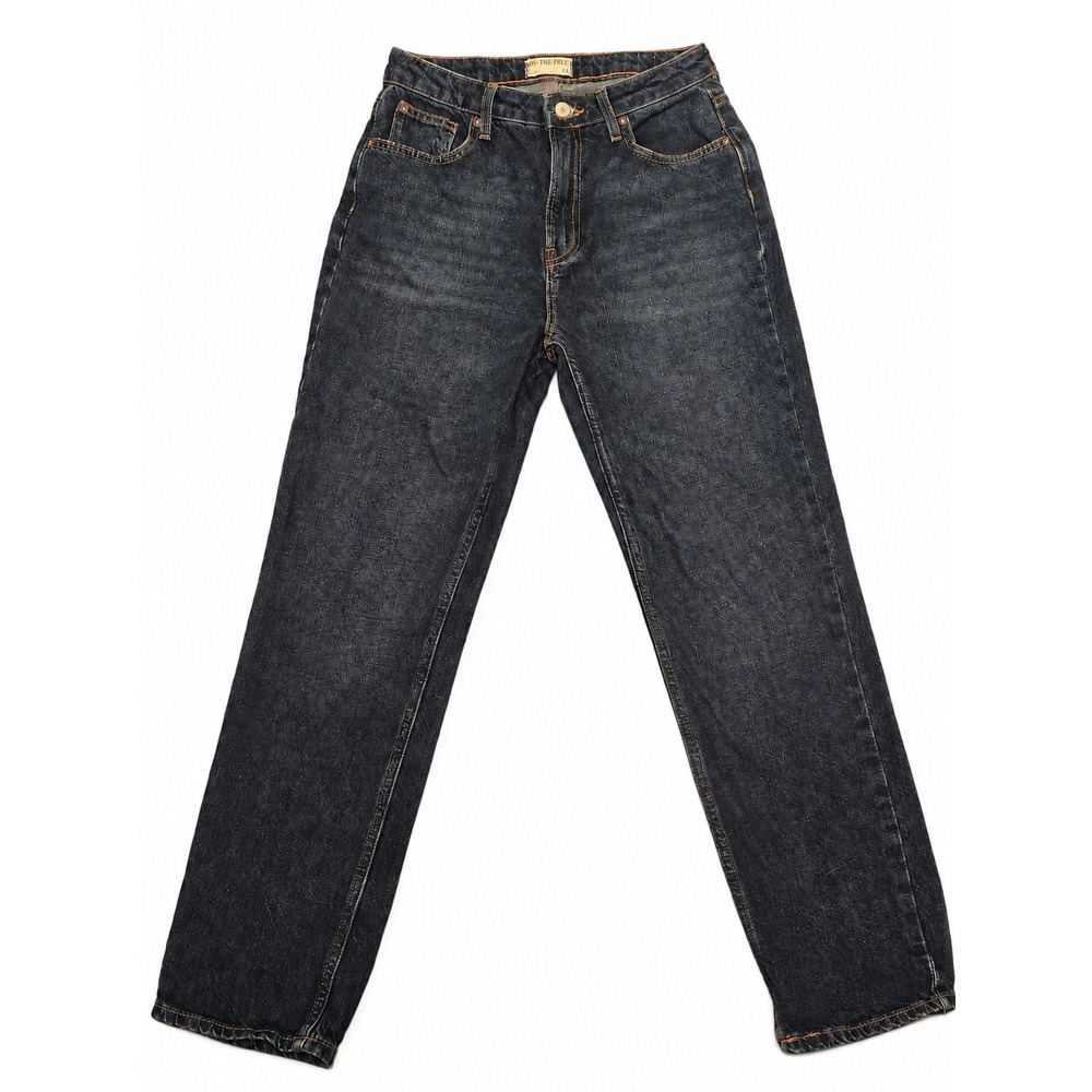 We The Free Free People Jeans Women's 28 Dark Wash High Rise Straight Leg Denim